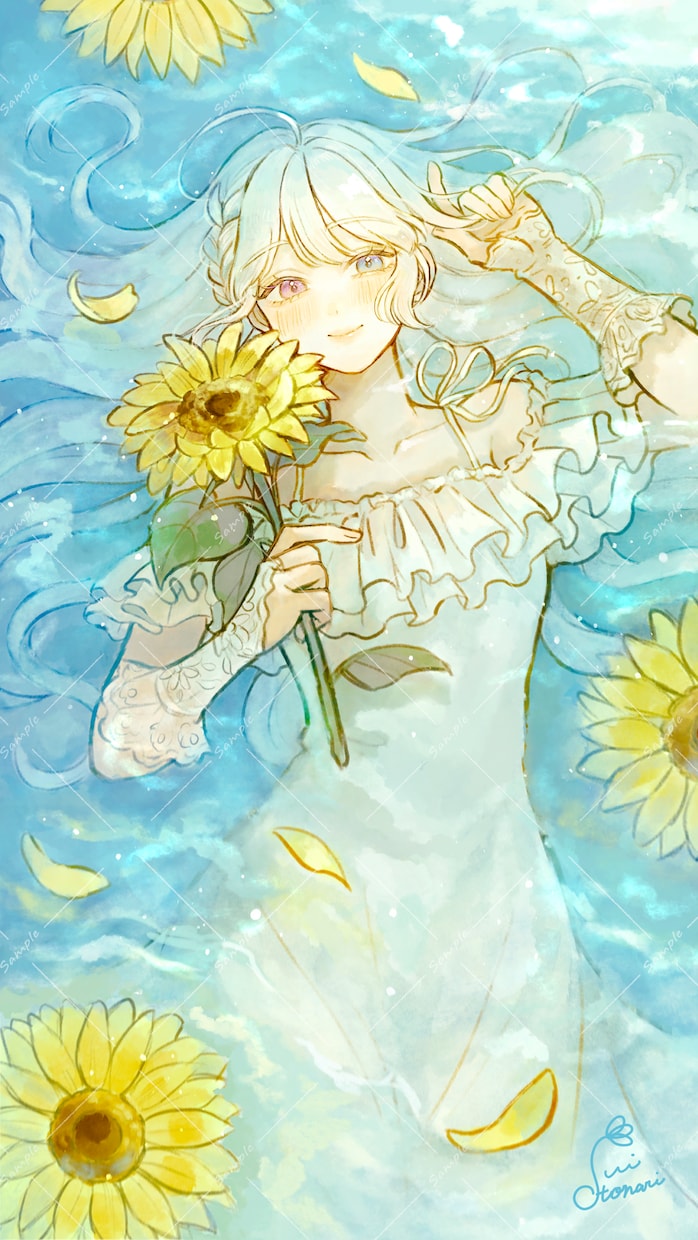 アナログ風で、きらきら艶感のあるイラストを描きます ご要望に合わせて作成します 1枚絵やアイコン・動画サムネに◎ イメージ4