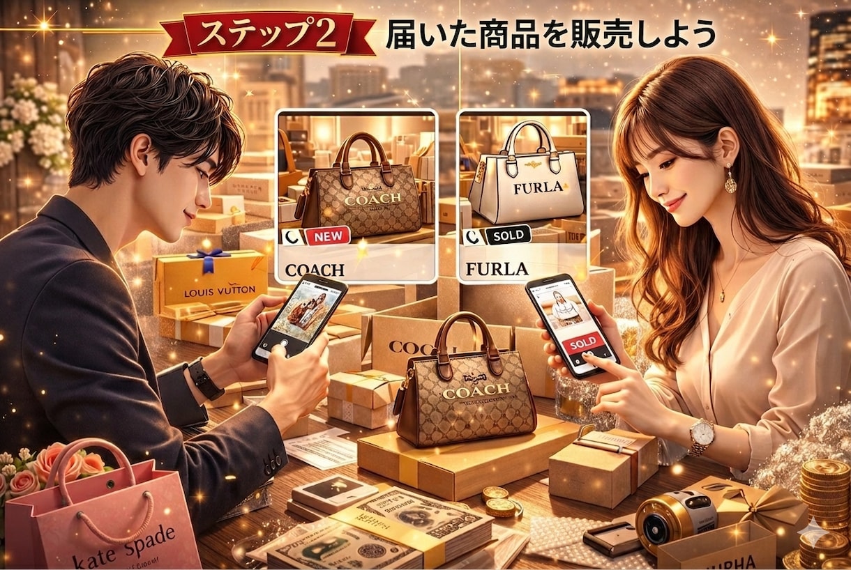 ブランド仕入れ×フリマ販売で利益を出す方法教えます 【残り1名】2日間限定半額セール 通常3万円→1.5万円 イメージ6