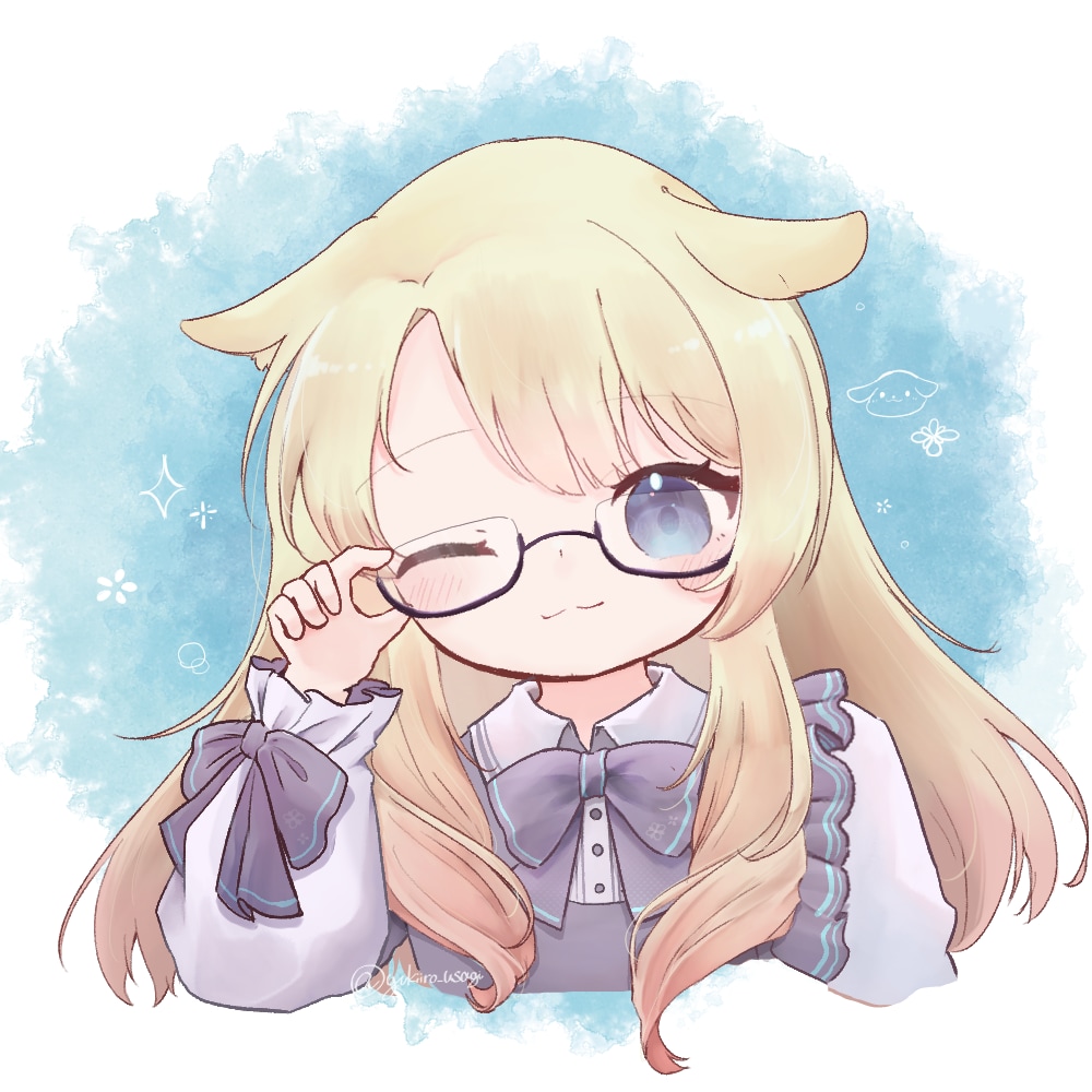 ゆるめ+かわいいキャラクターイラストを制作します MVやVの配信向けのイラスト、パーツ分けもok！ イメージ1
