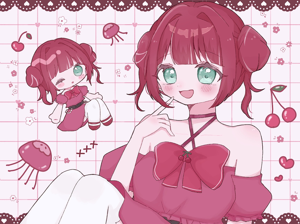 SNSアイコン、観賞用イラストなど制作します かわいいを得意としたイラストをお描きします！ イメージ4