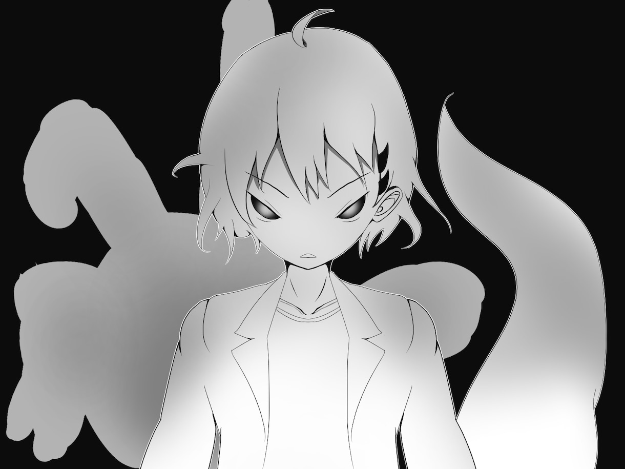 真っすぐに見つめるイラストを提供致します お手軽価格で良い感じのイラスト イメージ1