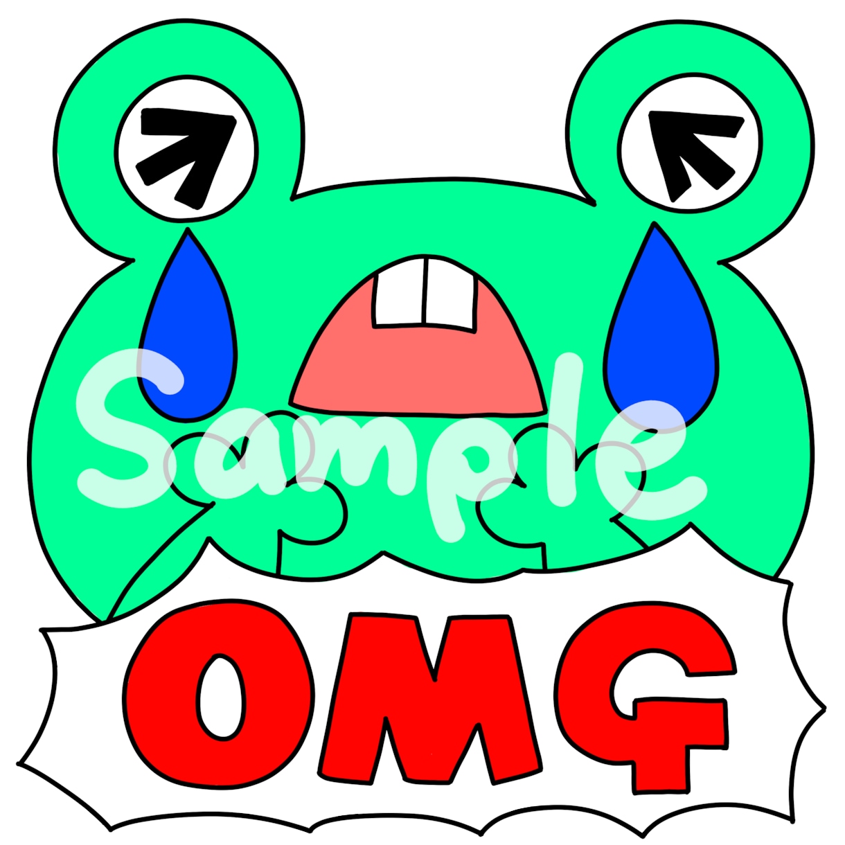 ポップで可愛いtwitch用スタンプをお作りします 1個2,000円！90件以上の作成経験あり！ イメージ3