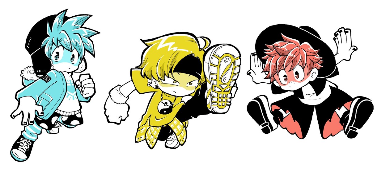 切り抜きイラスト描きます カット、アイコン、イベントグッズ、ワンポイントに イメージ2