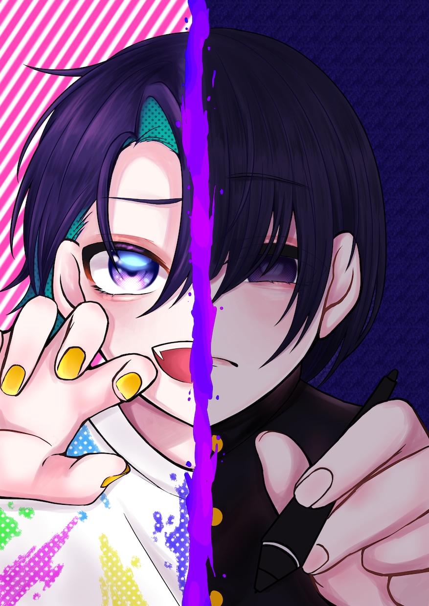 お顔メインのイラストを描きます 簡単にささっとアイコンイラストを描いてほしい方向け！ イメージ4