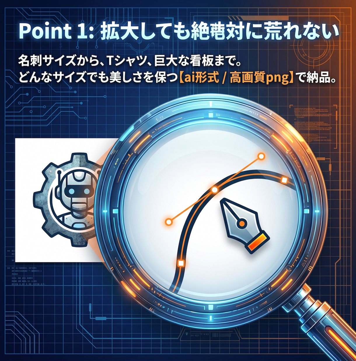 AI生成画像やイラストの歪み修正＆清書します 拡大しても絶対に画質が荒れない「プロ仕様データ」へ イメージ4