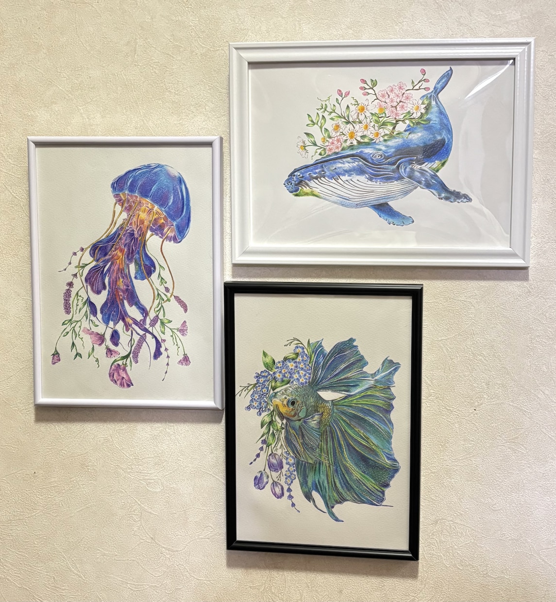 2枠限定！色鉛筆で幻想的な動物画を制作します 透明感ある美術館のような一点物アート イメージ4