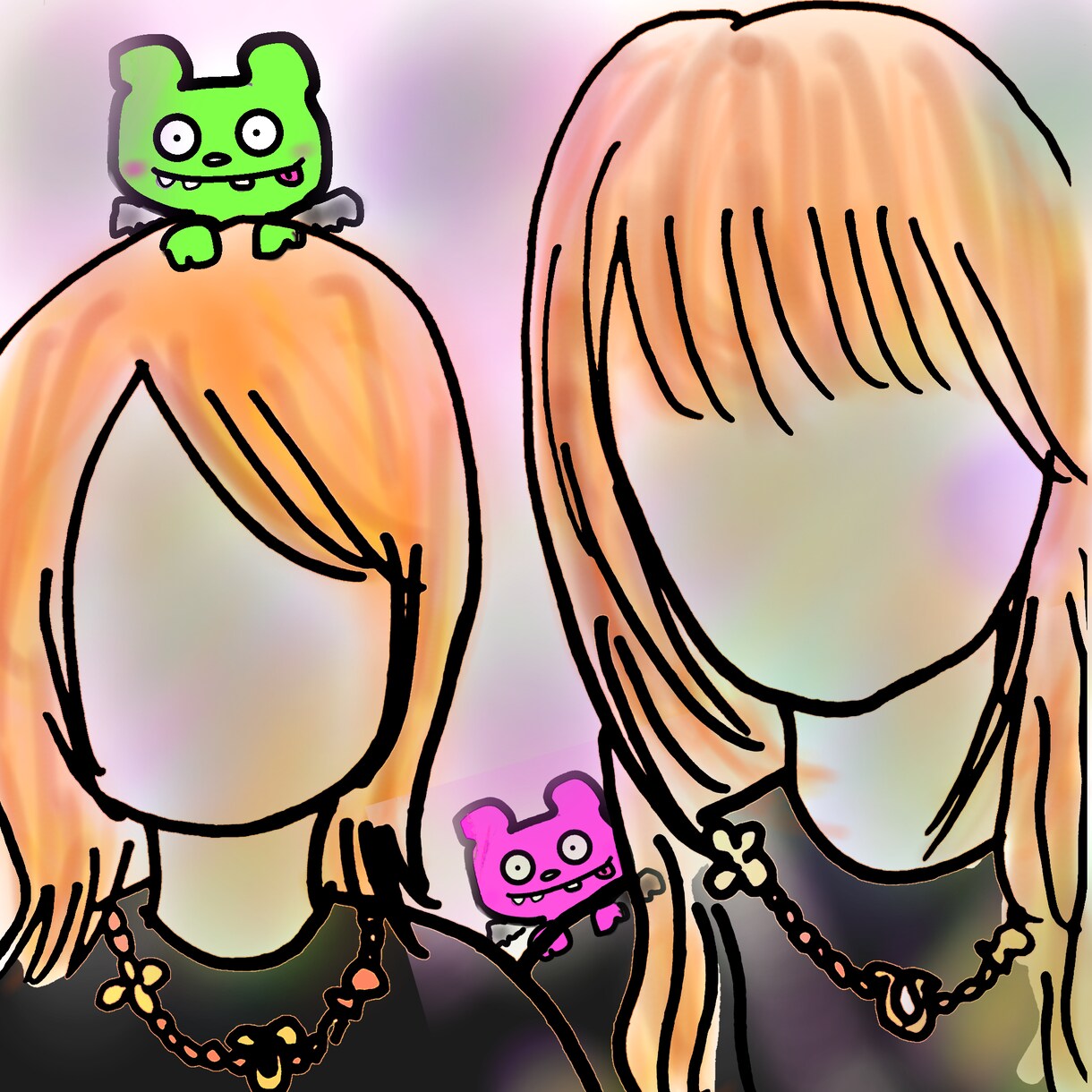 シルエットアート描きます シルエットのみなので、お顔を隠していただいて大丈夫です！ イメージ1