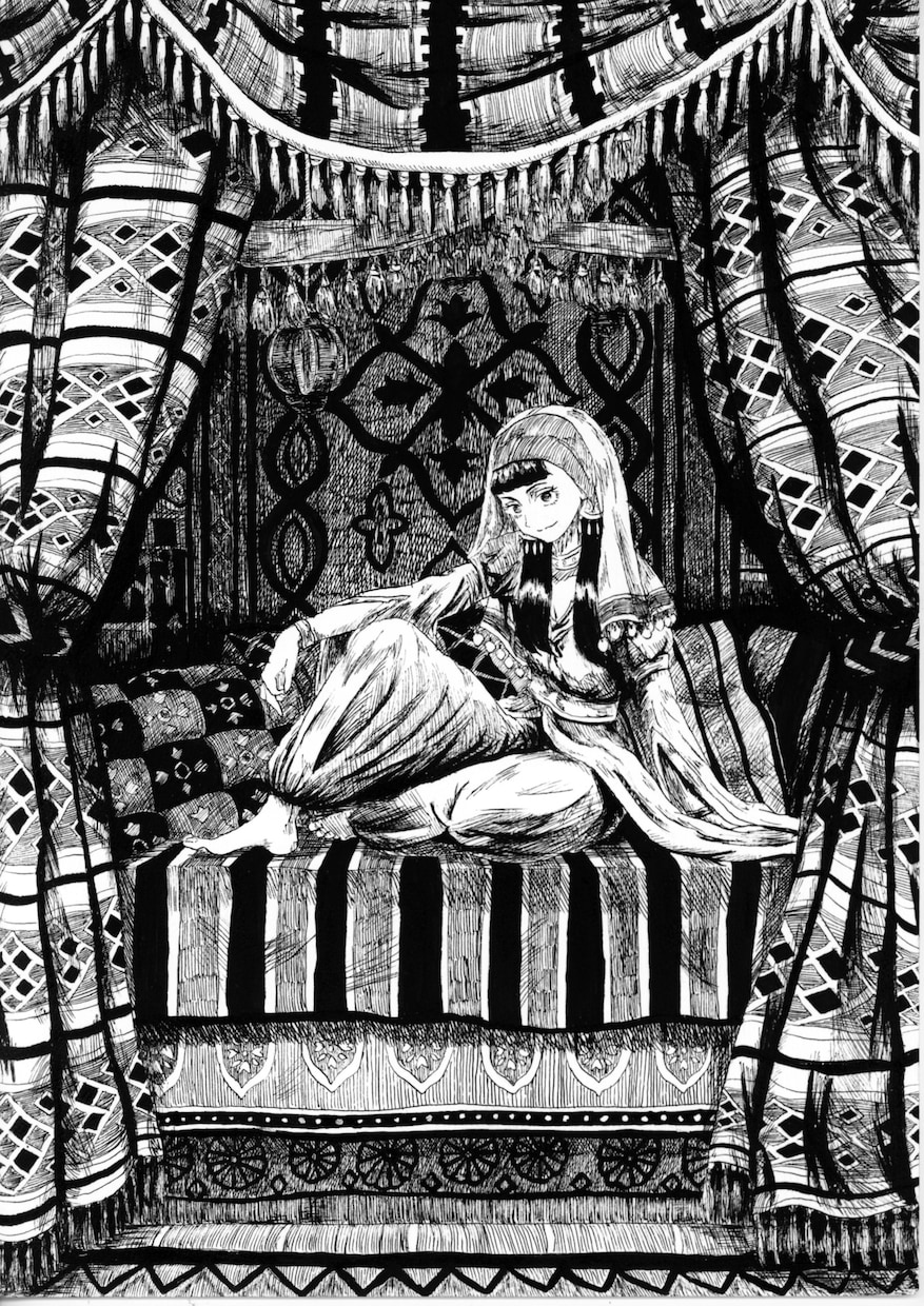 モノクロのペン画を描きます アナログにしか出せない味のあるイラストが好きな方へ イメージ2