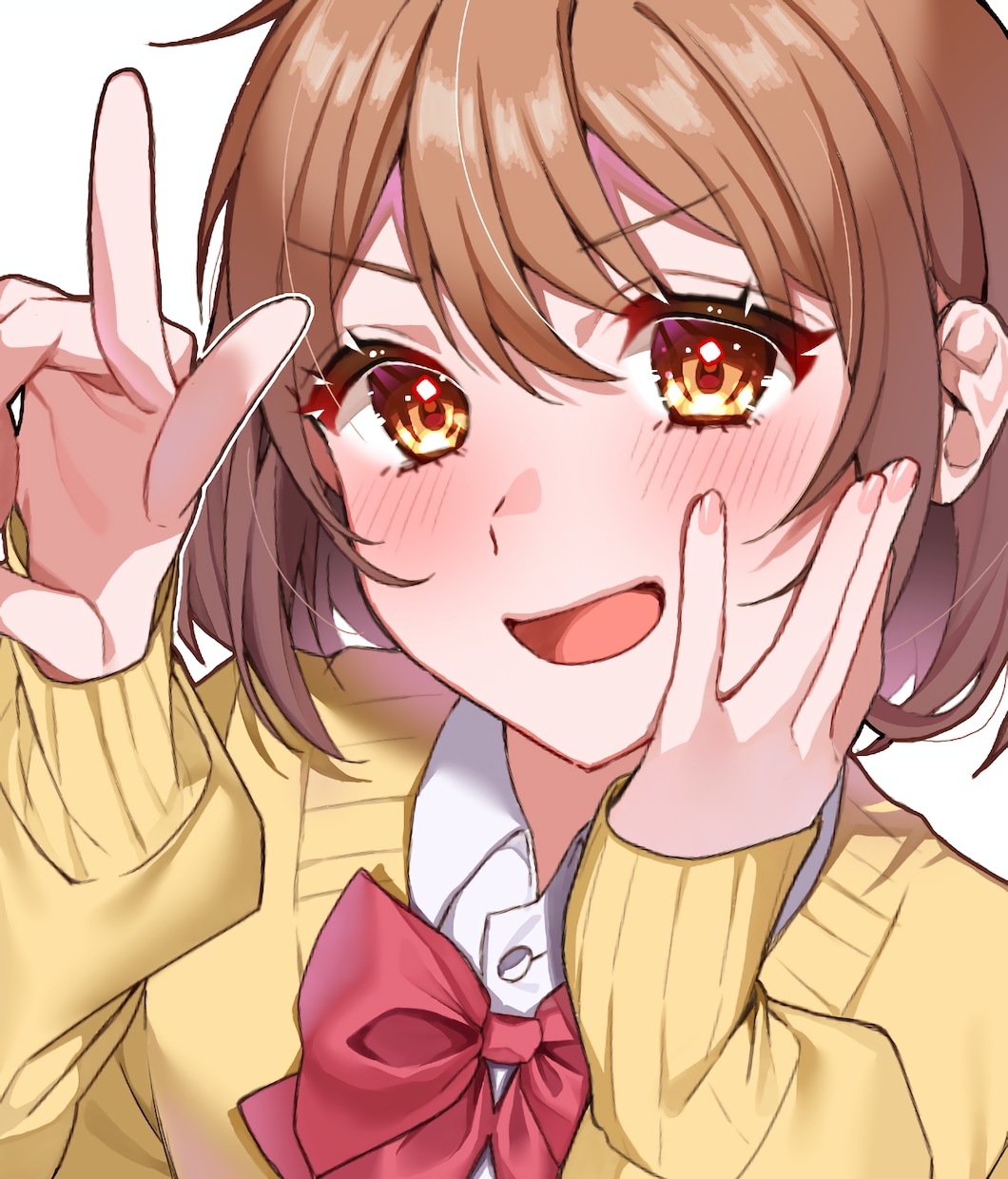 SNSアイコンイラスト制作します 感情が伝わるアニメ風アイコンを制作 イメージ1