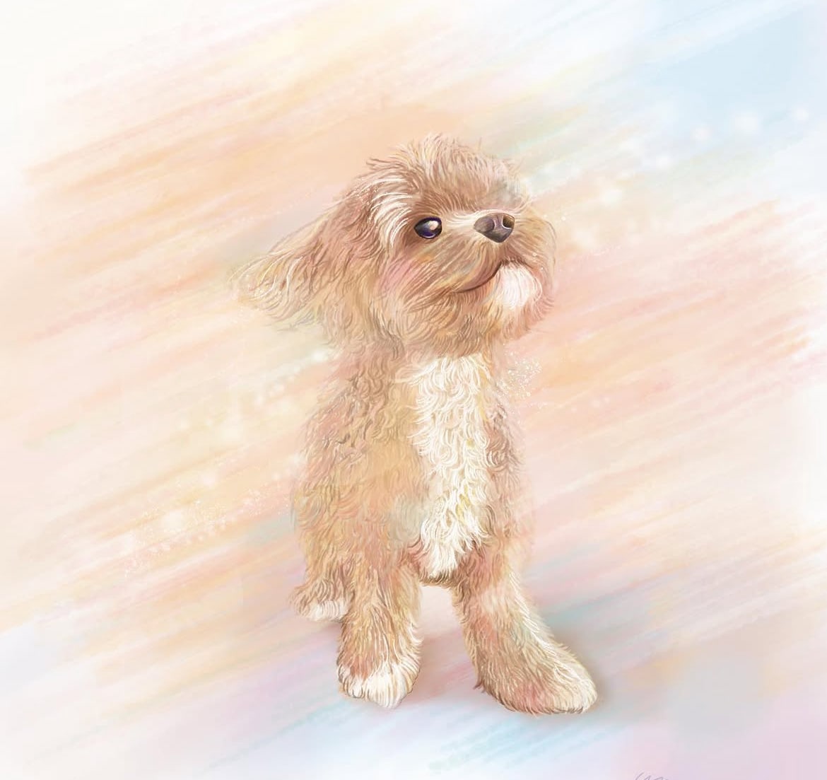 うちの子イラスト描きます ペットの似顔絵をリアルなタッチで描きます イメージ1
