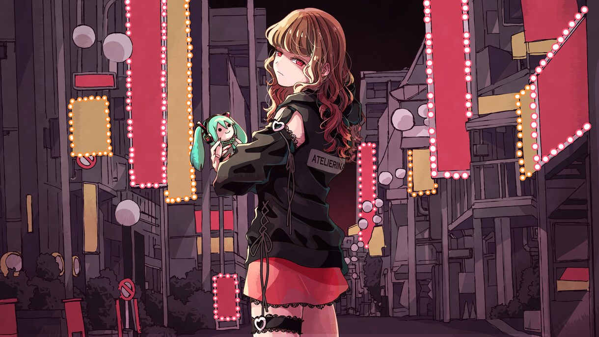 目を引く動画用の一枚絵を作成します 動画用やCDジャケットのイラストを作成します！背景付きも可！ イメージ2