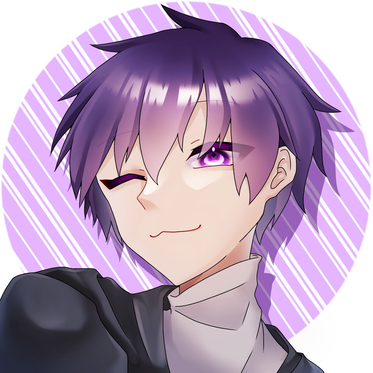 透明感あるイラストでアイコン制作致します SNSで使用するオリジナルキャラクターアイコンが欲しい方へ イメージ1