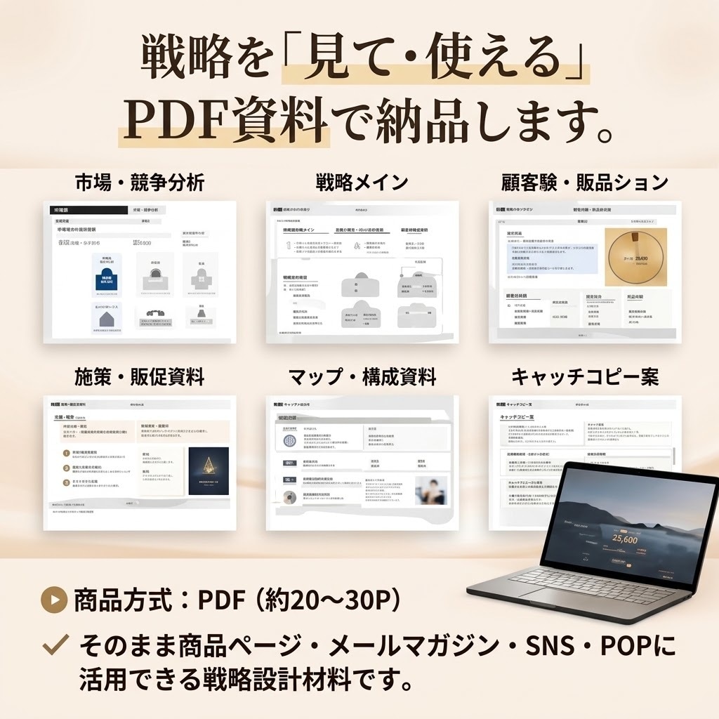 売れる理由を分析し、刺さるキャッチコピー作ります 商品企画の現役リーダーが競合・顧客から強みを言語化 イメージ5
