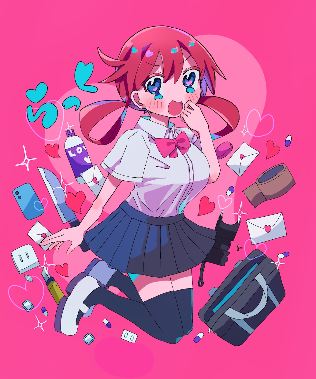 ポップなキャライラストお描きします ボカロ曲や歌ってみた、SNSアイコンなどに！ イメージ3