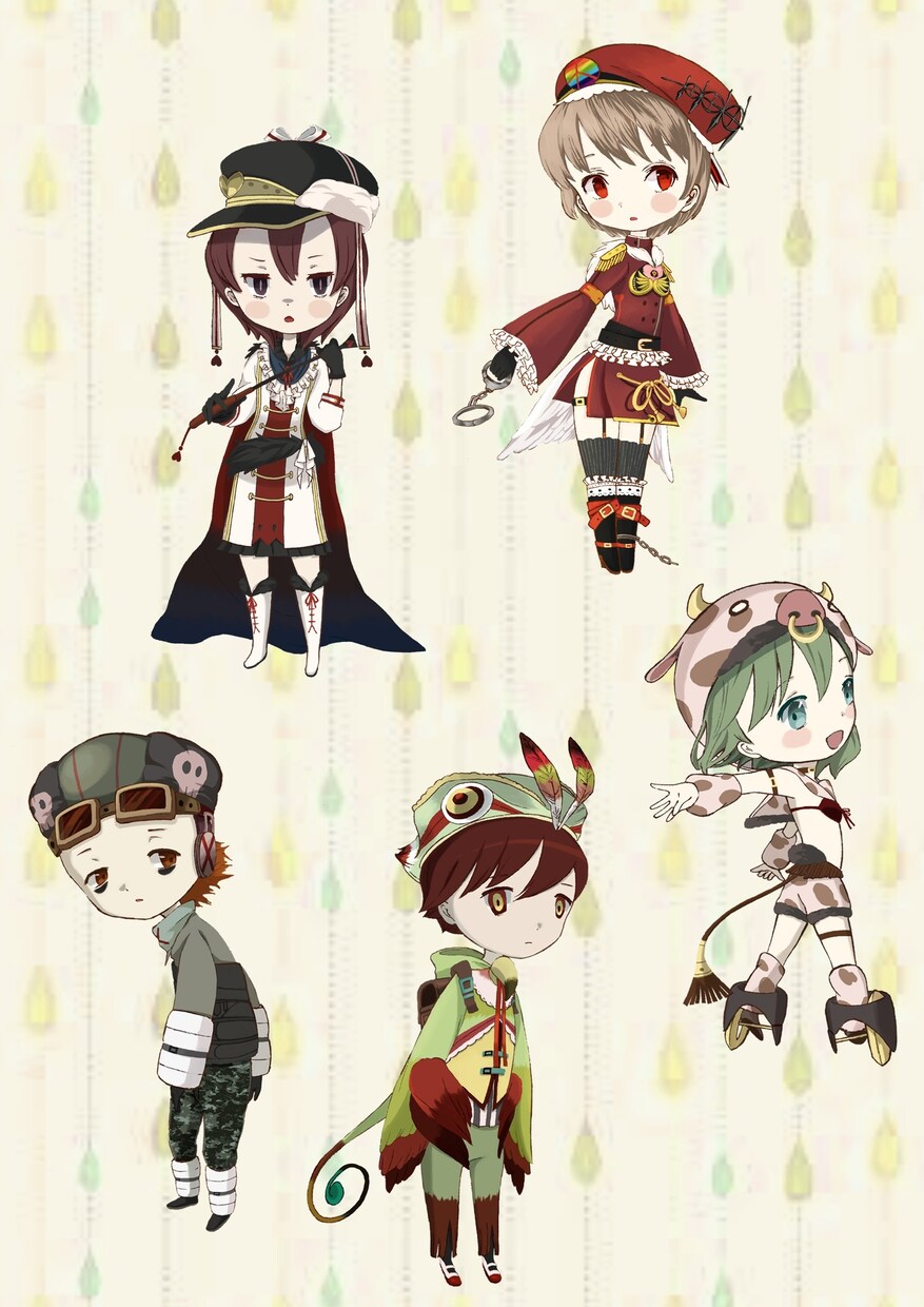 オーダーメイド！あなたの考えるキャラを作ります かわいいSDキャラクター★オリジナルのキャラ、作ります！ イメージ3