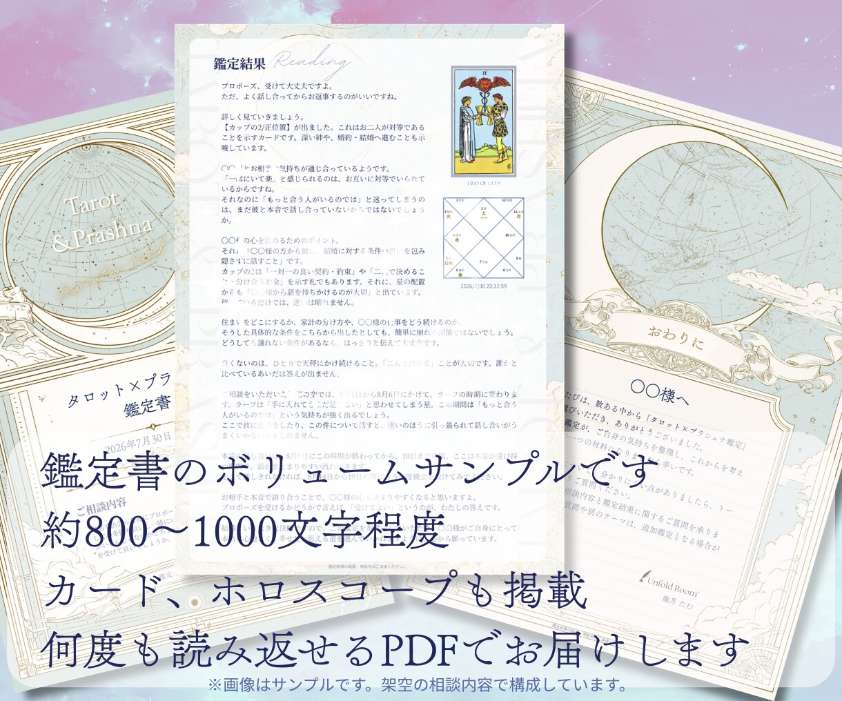 タロット×インド占星術で今の迷いにはっきり答えます 生年月日不要。理由も時期も対策も、24時間以内にお返しします イメージ3