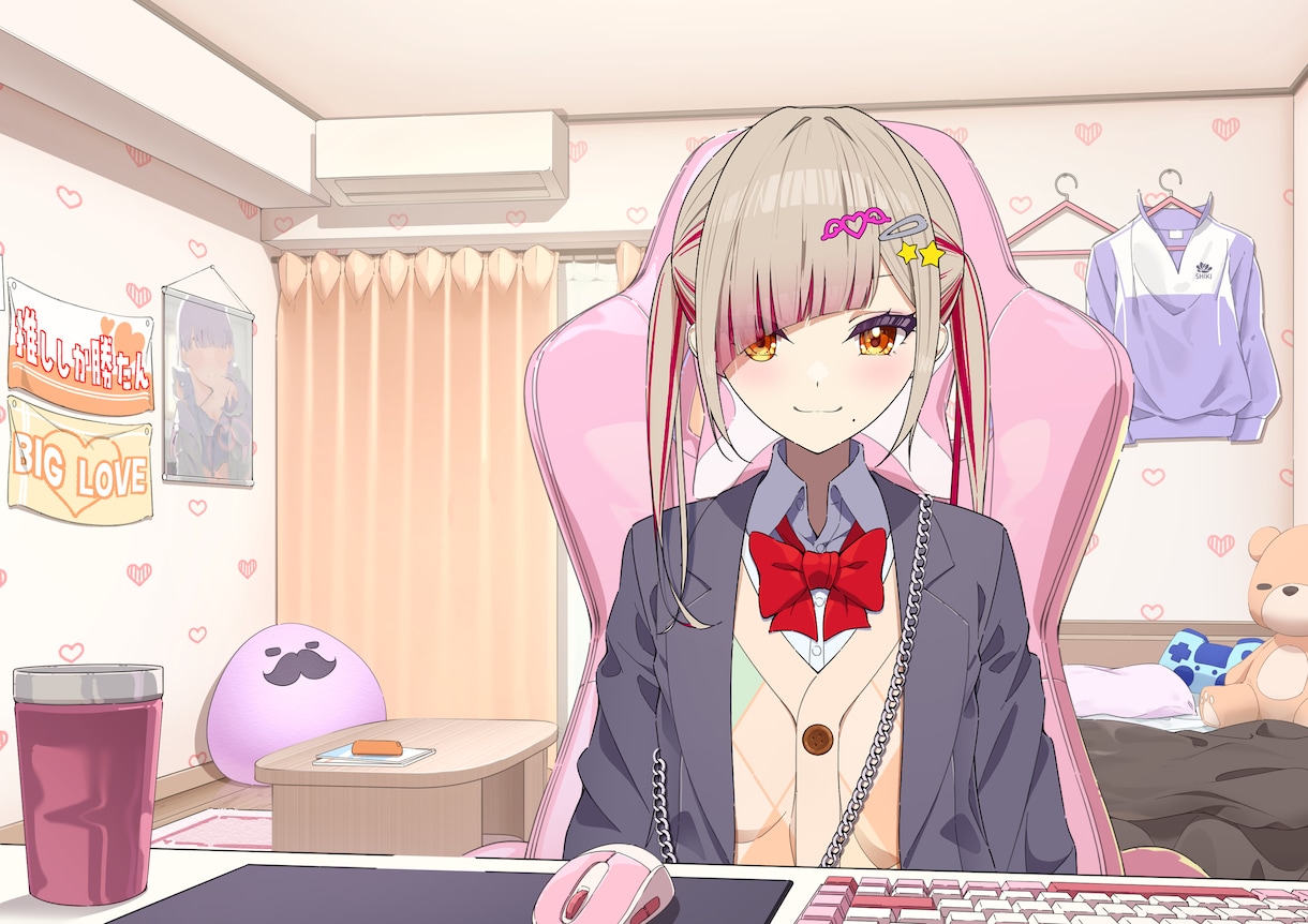 VTuberの配信背景・雑談背景を制作します VTuber雑談配信にぴったりな「配信部屋背景」を制作します イメージ1