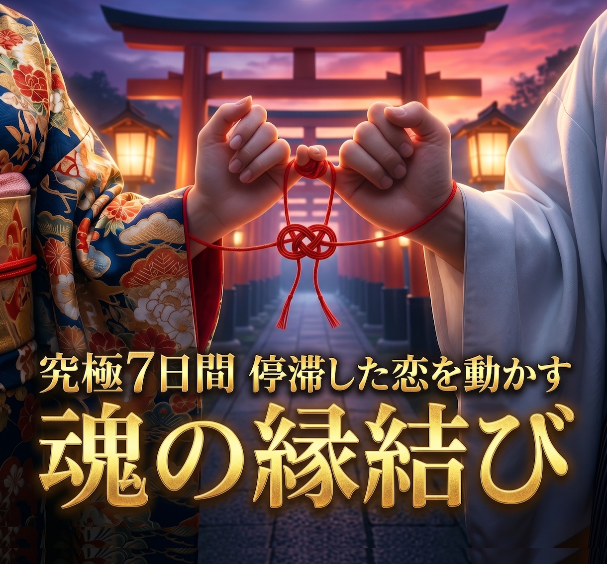 停滞した恋を動かす強力縁結び鑑定・ご祈祷を行います お二人の魂を繋ぐ7日間の連続霊視と特別祈祷 イメージ1