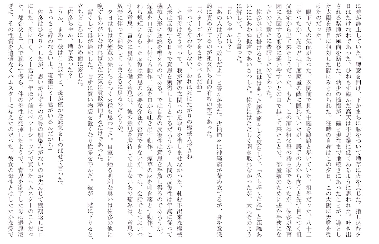 プロが世界でたった一つの小説・シナリオを執筆します ”求めてた感じ”と違う…そんなあなたの不安、私が解消します！ イメージ5