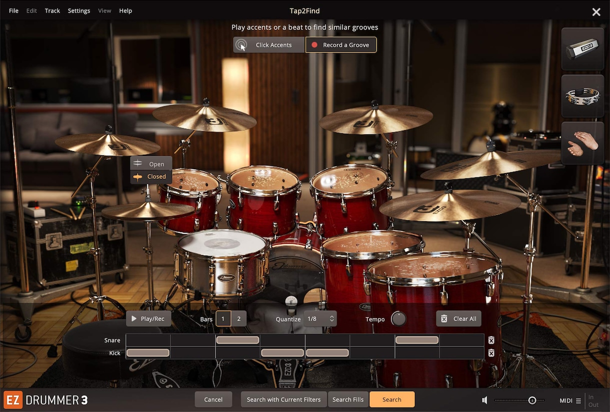 楽曲を動かせる！表情豊かなドラムトラック制作します 現役ベーシストプレイヤーが知る、人間的なドラムサウンド！！ イメージ1