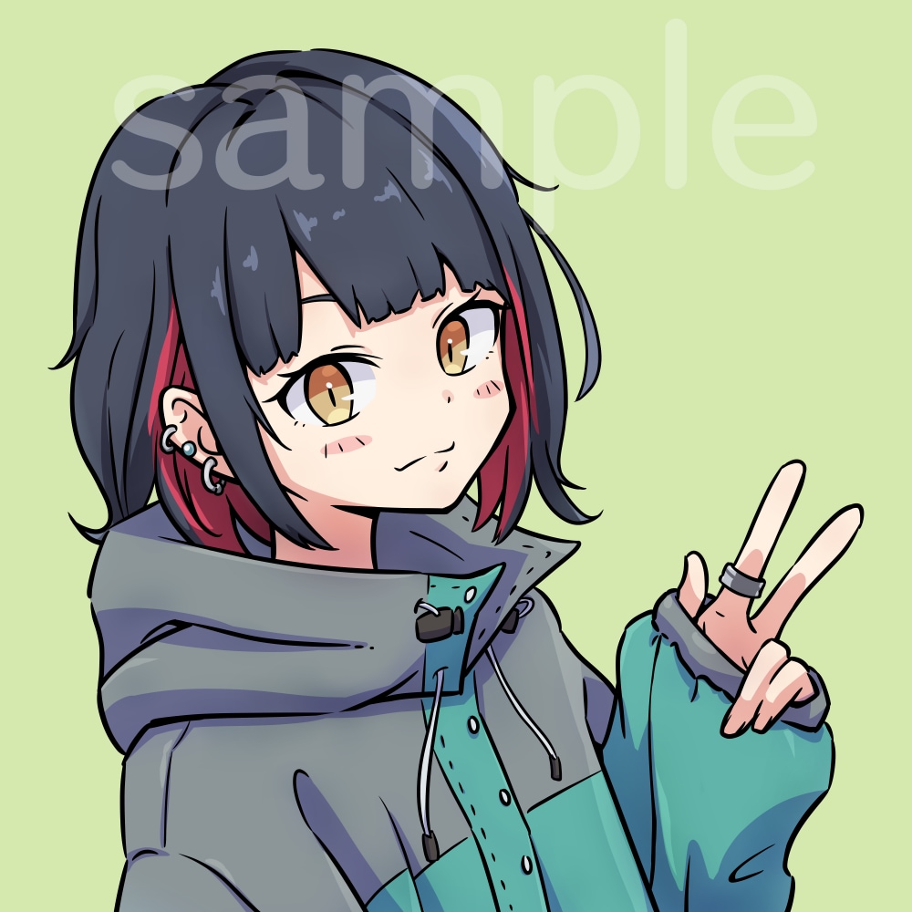 オリジナルアイコンを作成します 目を引くイラスト！SNSやブログのアイコンにどうぞ！ イメージ2