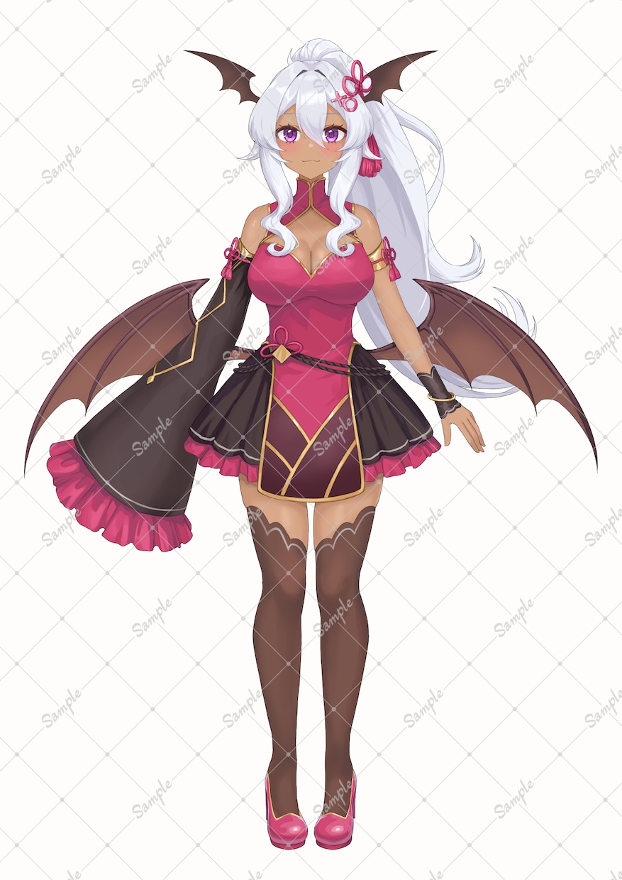 SNSアイコン・一枚絵制作｜可愛いイラスト描きます 配信者・VTuber・創作キャラなど幅広く対応します イメージ4