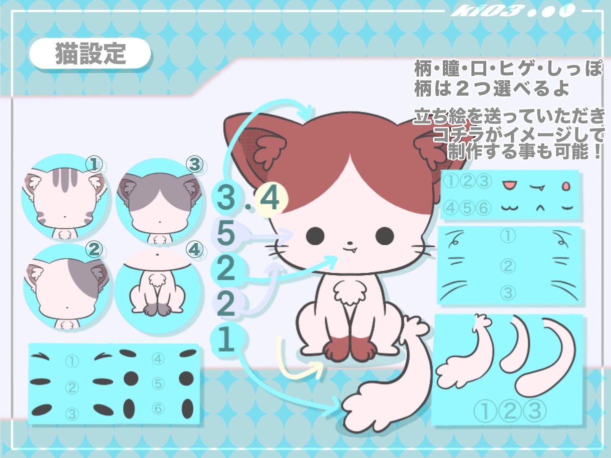 ゆるくて可愛い猫イラストかきます 猫の日にちなんで猫のアイコンにしませんか? イメージ2