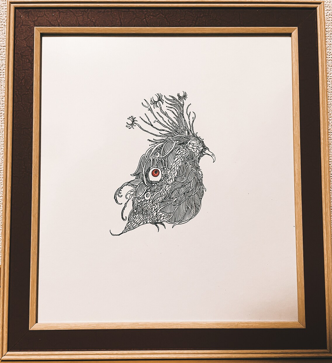 お部屋に似合うユニークな絵を手書きします 動物や植物、人間などの生き物を原画にしますインテリアなどに イメージ2
