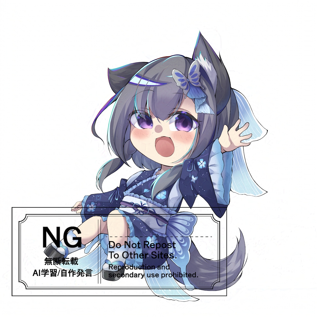 気軽に相談！可愛いSDイラストお描きします 配信、立ち絵、グッズなど多用途対応！気軽にご相談ください！ イメージ3