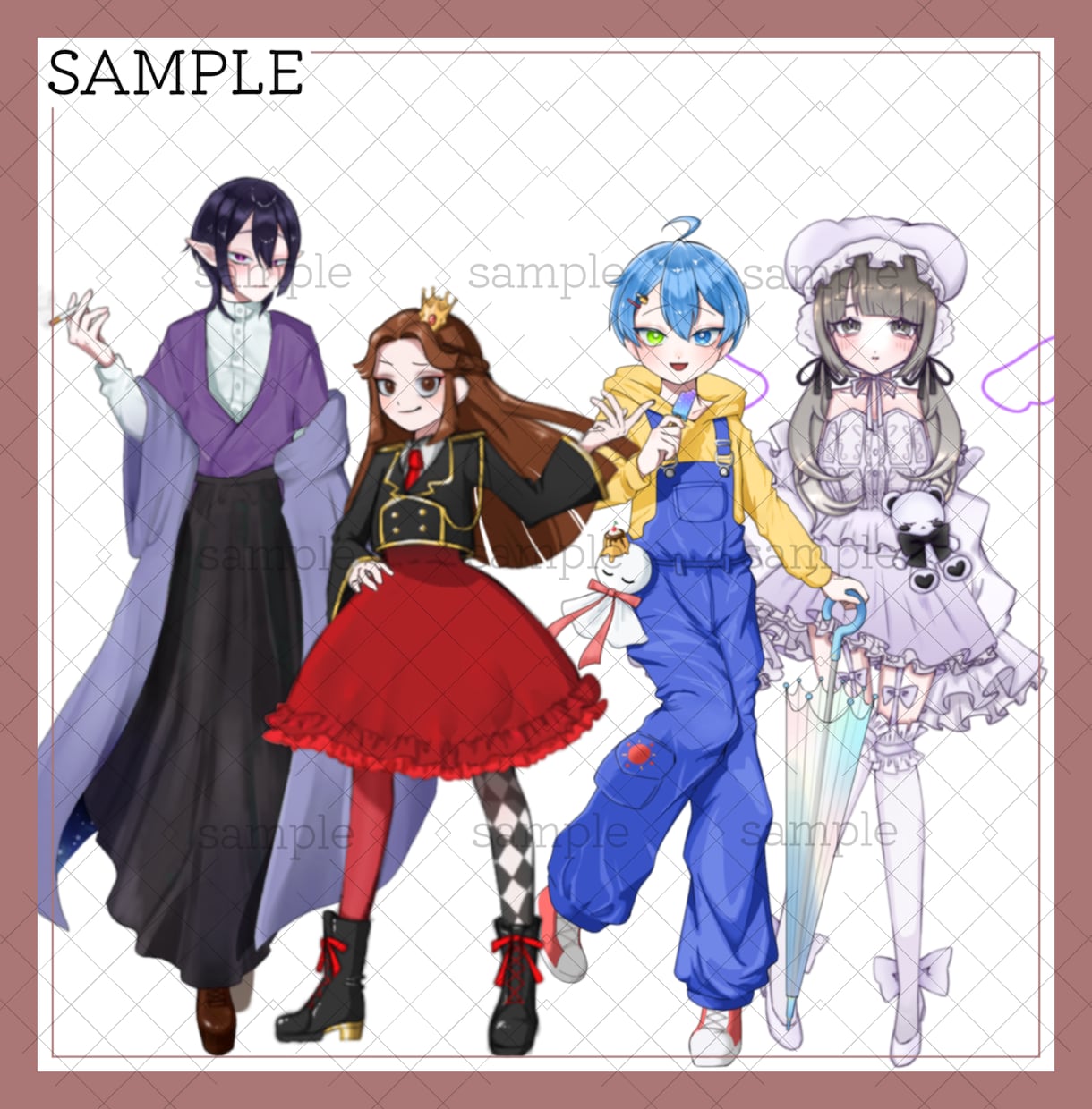 あなただけの立ち絵を制作いたします 好きを、理想を詰めこめる立ち絵 イメージ2