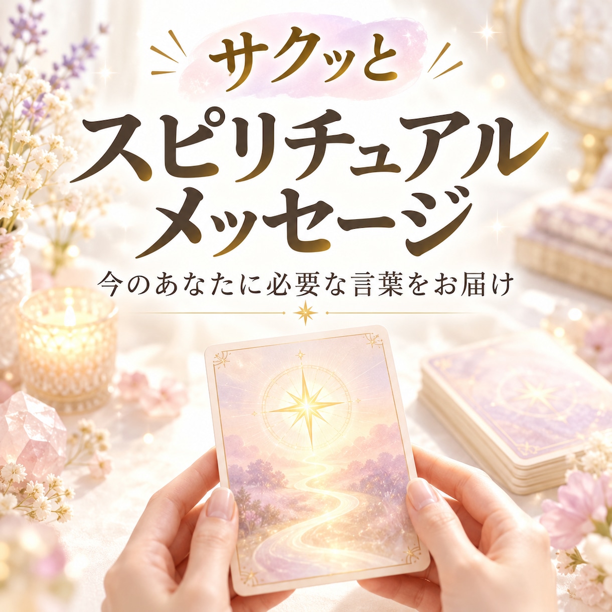 スピリチュアルメッセージをサクッとお伝えします 今のあなたに必要なスピリチュアルメッセージをお届けします イメージ1