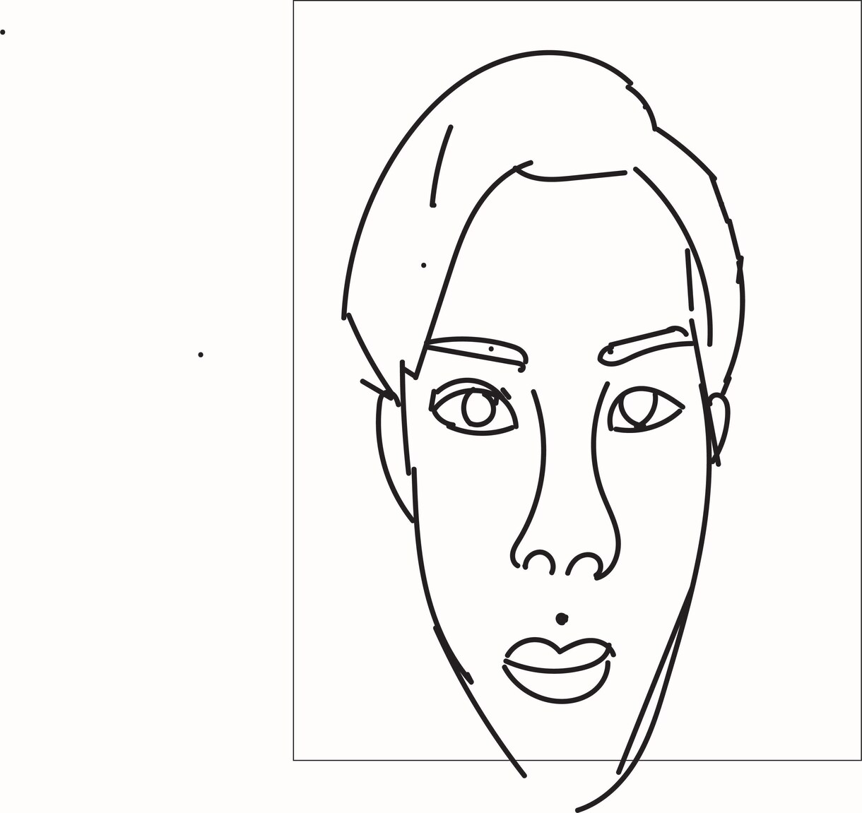 あなたの写真を基に似顔絵を描きます お送り頂いた画像をトレースして似顔絵を書きます イメージ1