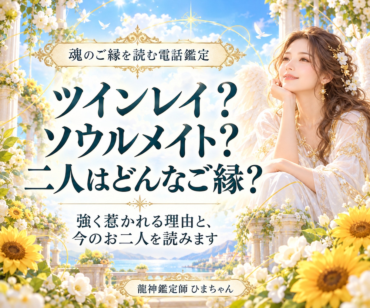 ツインレイやソウルメイトなど二人のご縁を霊視します 強く惹かれる理由と、ご縁の種類や今のお二人を読み解きます イメージ1