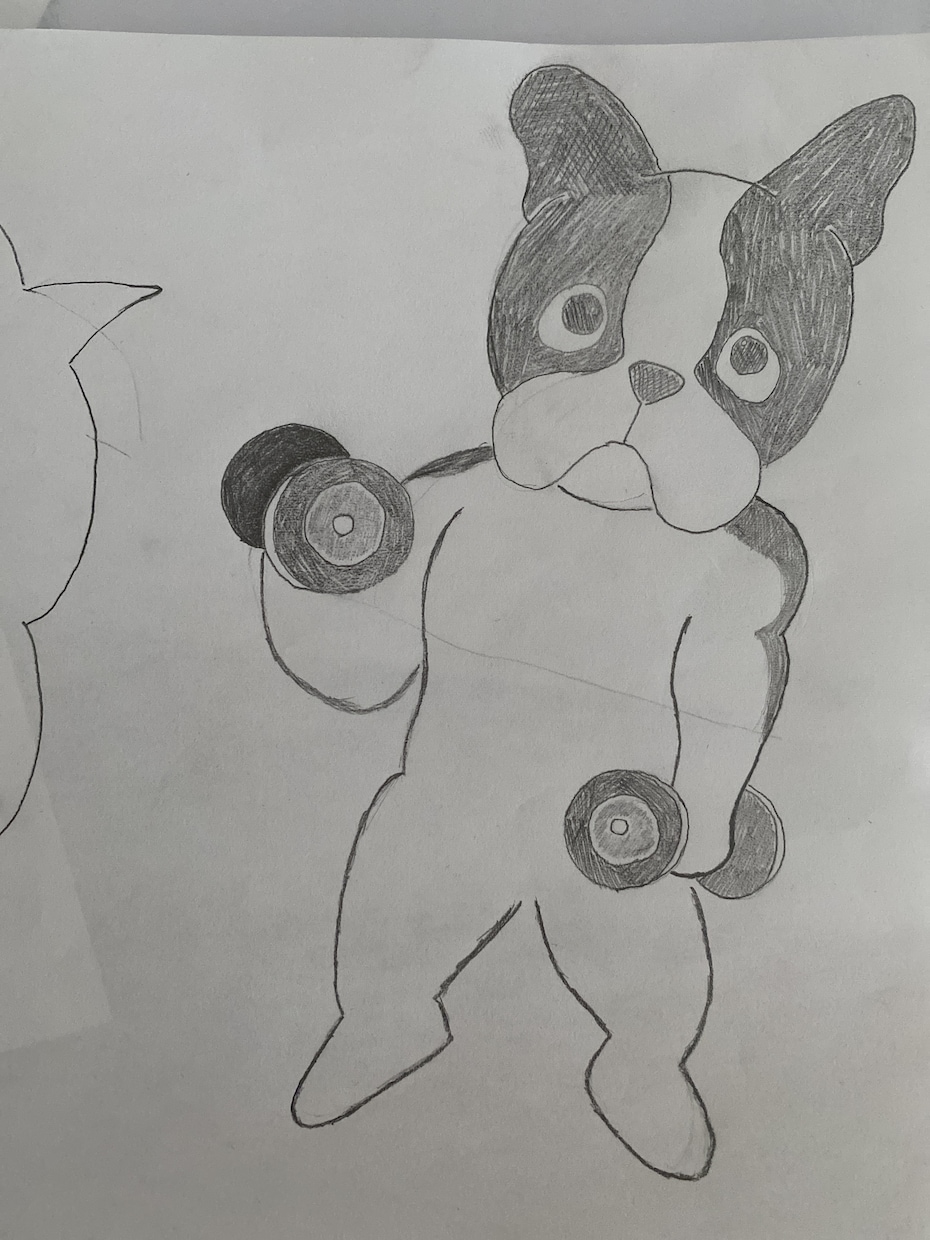 メッセージイラストを書きます 鉛筆✏️でのイラストで、メッセージイラストを描いてます。 イメージ2
