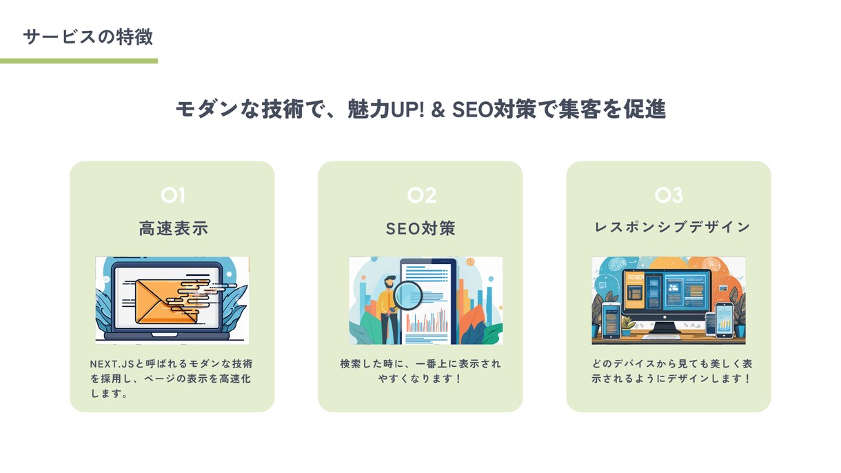 あなたのホームページを制作します Next.js & MicroCMSで高速・柔軟なサイト制作 イメージ5