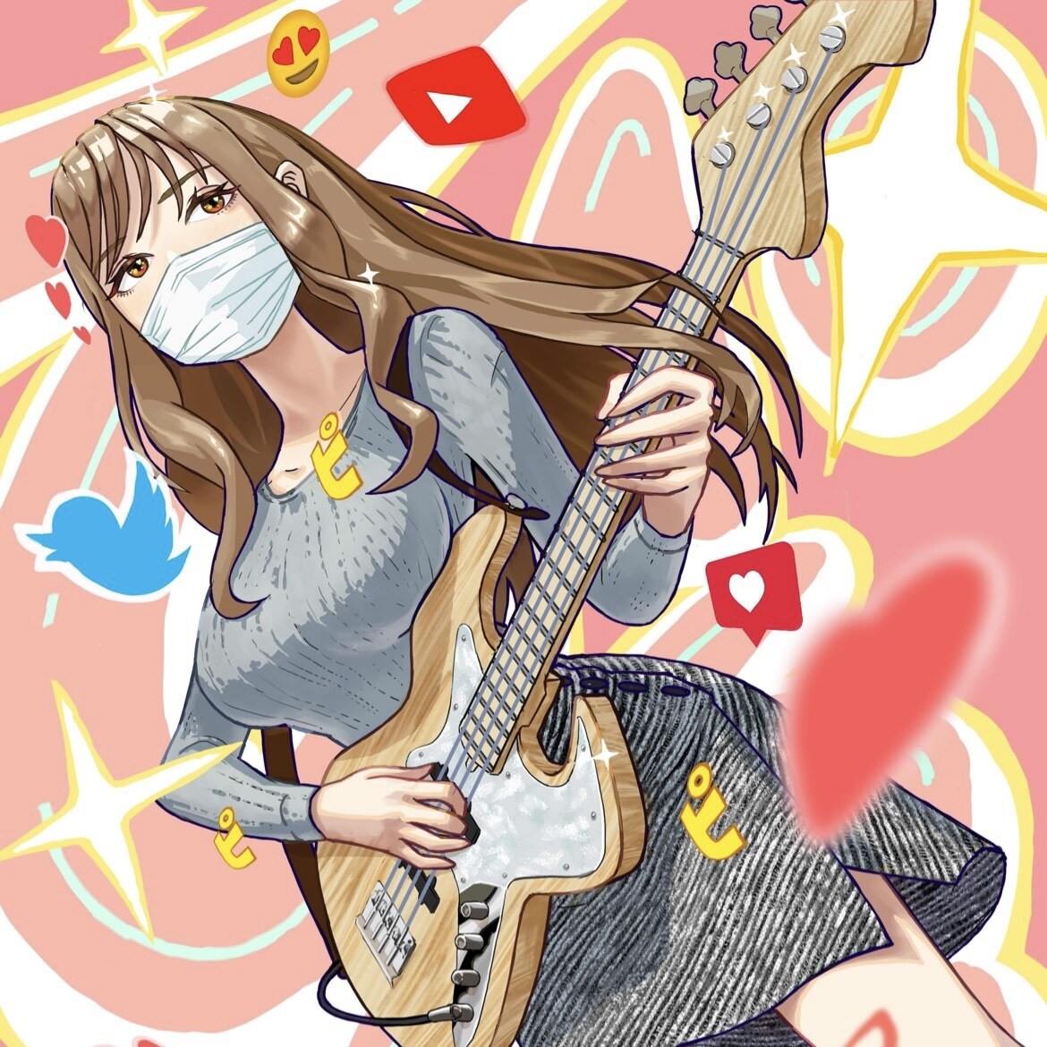 商用可！アイコン、サムネ用イラスト描きます 東京藝大卒の現役イラストレーターが目を引くイラスト仕上げます イメージ9