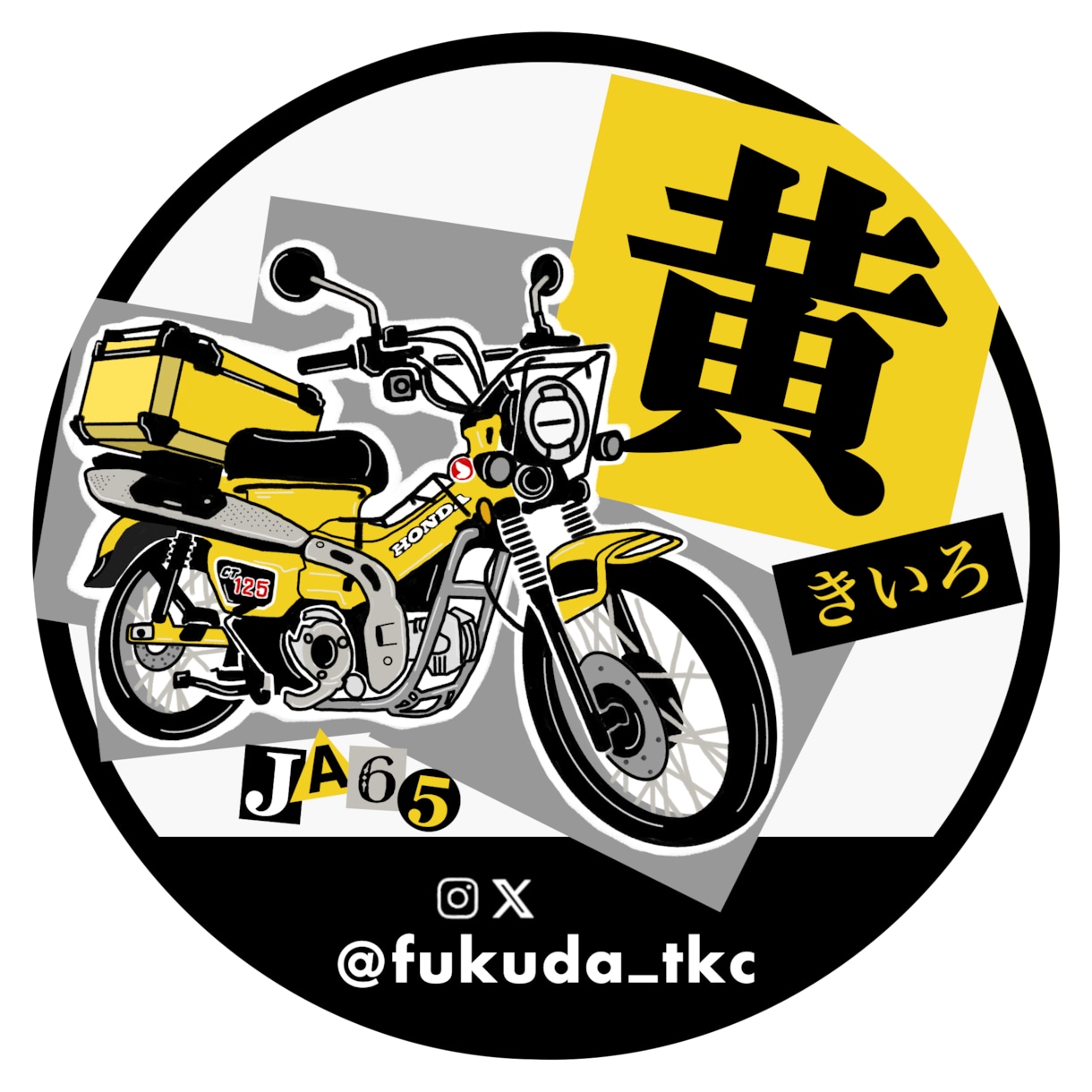 バイクステッカーやSNSアイコン用デザイン描きます 特徴を活かしたデザインであなたの愛車を愛を込めて描きます！ イメージ8