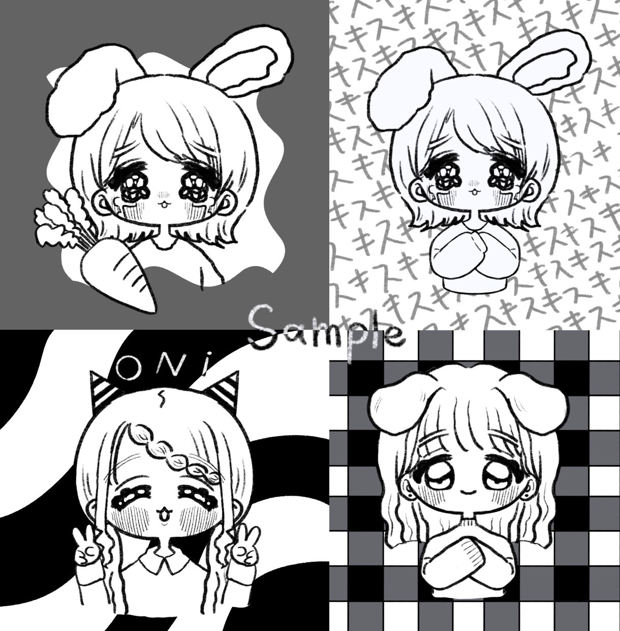 ポップで可愛いアイコンをお描きします 表情豊かなアイコンにしてみませんか？似顔絵風オリキャラOK イメージ5