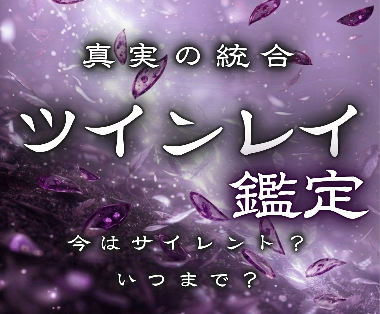 一向に動かない現状・サイレントの苦しみを打破します 想い人がツインかを知り、固い絆で結ばれ幸福になりたい方へ イメージ1