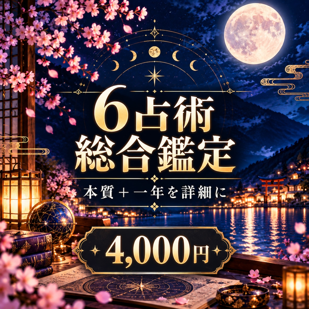 6つの占術で本質と一年を総合鑑定します 六つの巡りを重ね、あなた自身と一年を一つの鑑定へ イメージ1