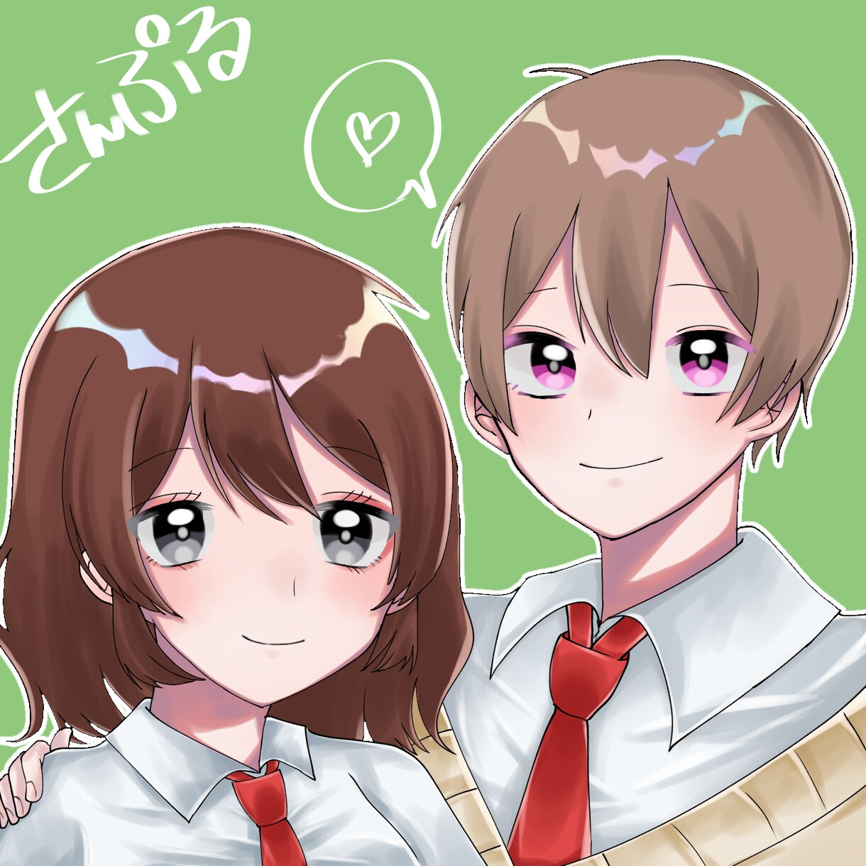 イラスト 夢絵を描きます 貴方様の推しと、コテキャラ様を精一杯描かせて頂きます‼️ イメージ1