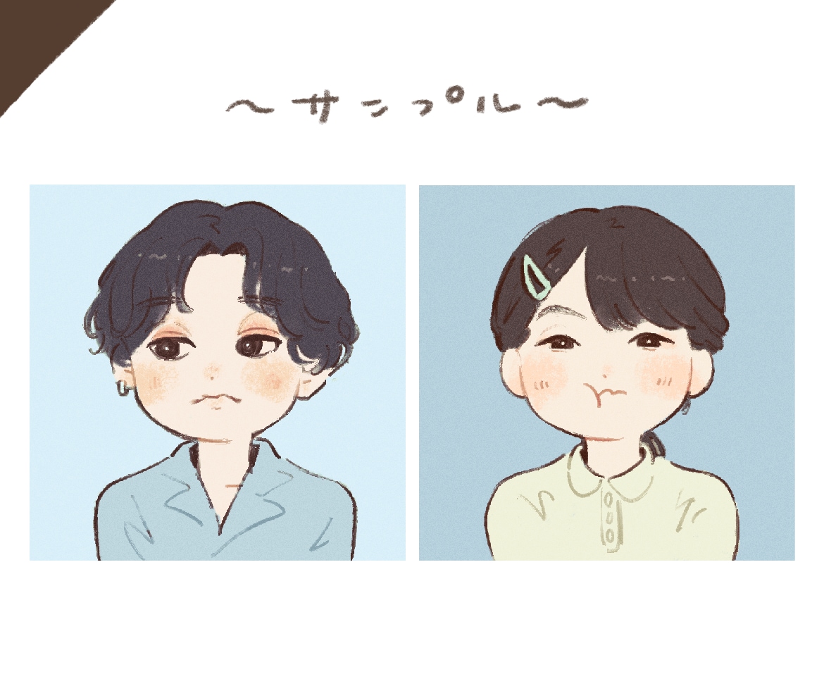 ほんわかするかわいい似顔絵を描きます デフォルメしたゆるい似顔絵。アイコンなどに。 イメージ3