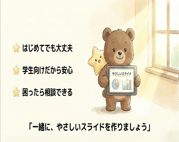 学生向け‼かわいくて安心なスライド作成します 初めてでも大丈夫。提出・発表どちらも対応します イメージ5