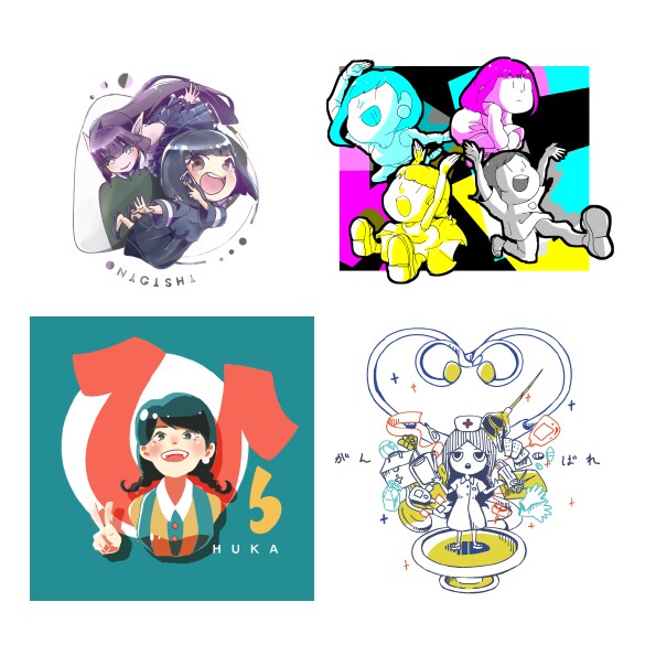 デフォルメのSNS用アイコン描きます 似顔絵から一次、二次創作承ります！ イメージ2