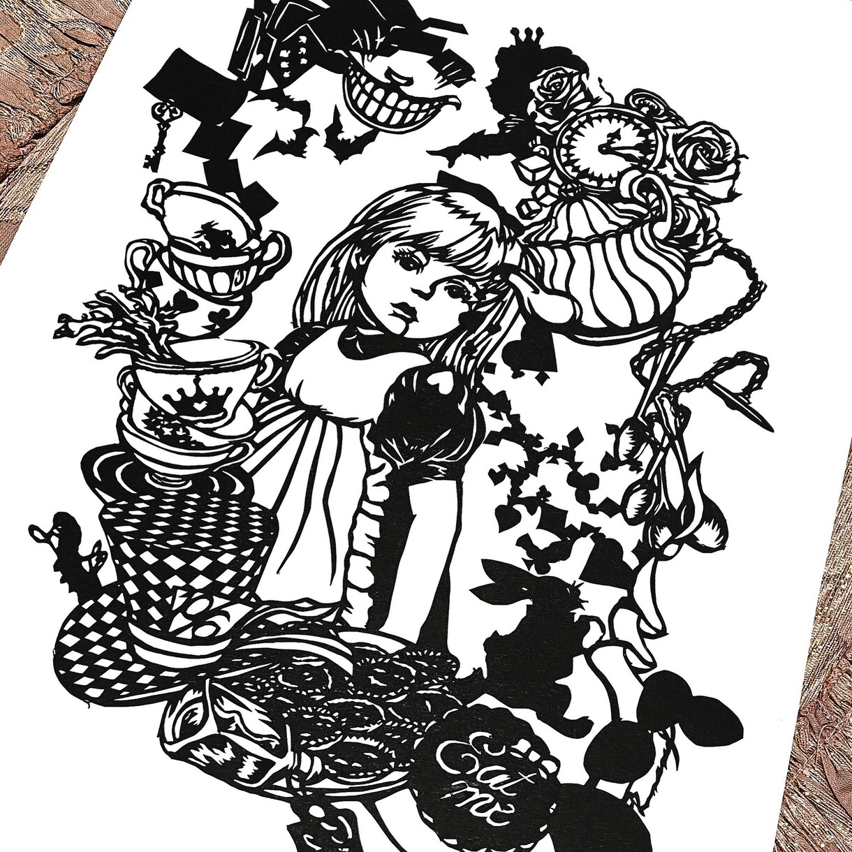 切り絵やネイルチップを作ります あなたのご希望に沿えるように。 イメージ2