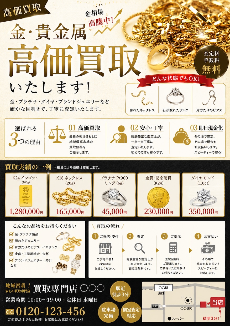 AI×Canvaで目を引くチラシ作成します 伝わるデザインで集客をサポート イメージ4