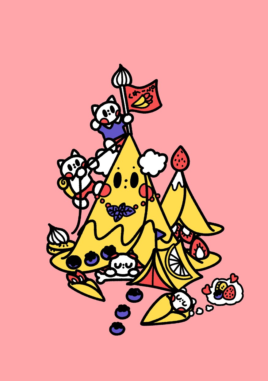 ポップでおかしなイラスト描きます ちょっぴりおかしなかわいい世界 イメージ4