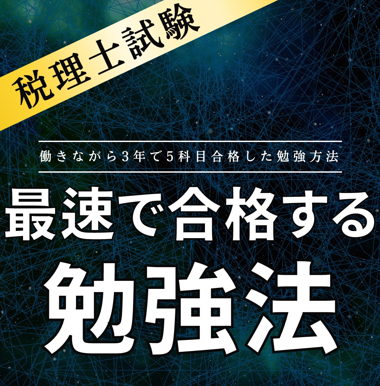 税理士試験を最速突破する勉強法の教材を納品します 3年で官報合格した勉強法を、余すことなく詰め込みました！ イメージ1