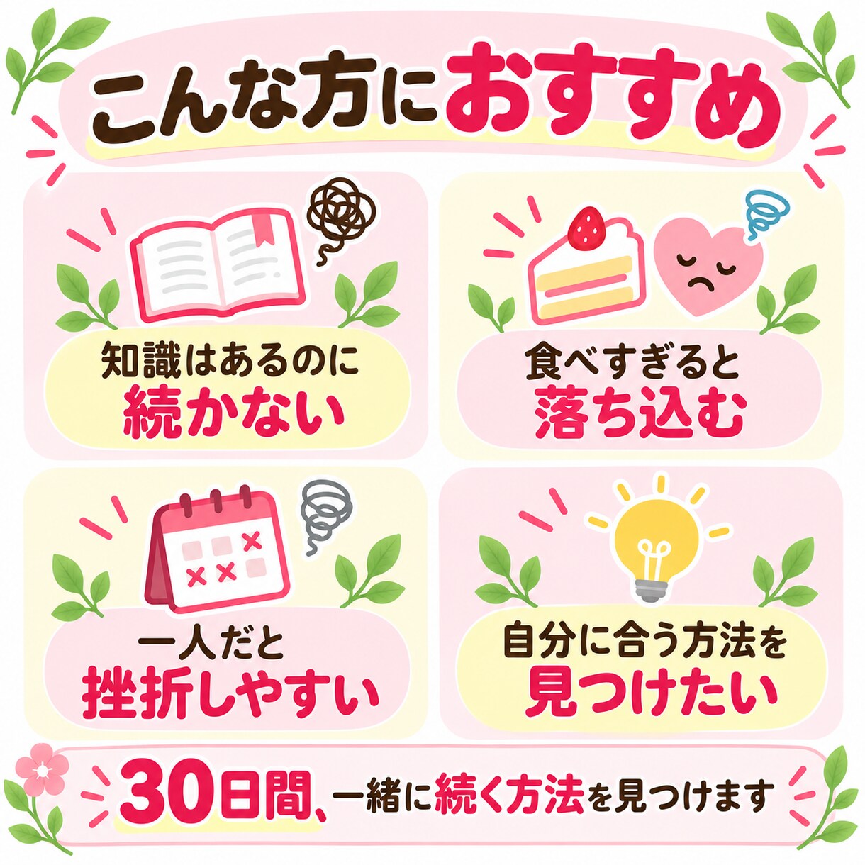 管理栄養士が30日間食習慣づくりに伴走します 食事も気持ちも整えて、自分で続けられる習慣へ イメージ3