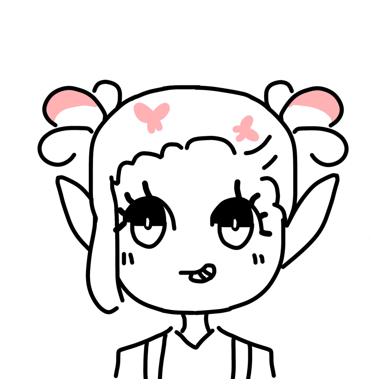 ピーキーなシンプルアイコン描けます 特徴のある目+モノクロ+差し色で個性的に◎ イメージ8
